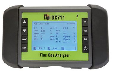 New DC711 Combustion Analyzer Measure Oxygen and Carbon Monoxide Upgradeable to Measure Nitric Oxide