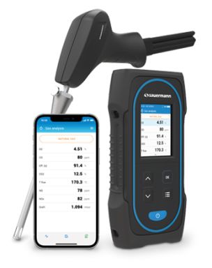 New Si-CA 030 - 2 Gas - Flue Gas Combustion Analyzer Measure Oxygen, Carbon Monoxide, Carbon Dioxide